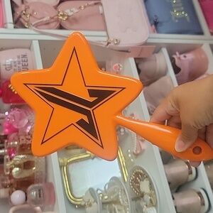 Jeffree Star Limited Edition Hand Mirror Orange & Black